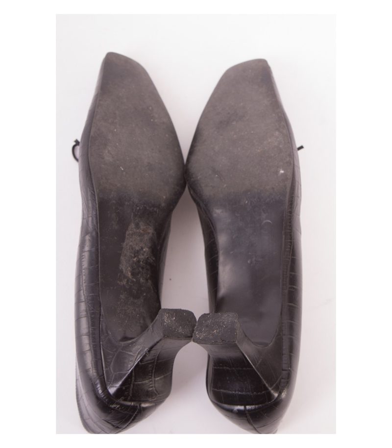 LAURA ASHLEY Damen Pumps Gr. EU 41 Schwarz Leder – Foto 6