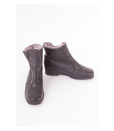ara Damen Stiefel Winter Stiefeletten Gr. UK 5,5 EU 38 Schwarz Lammfell Leder