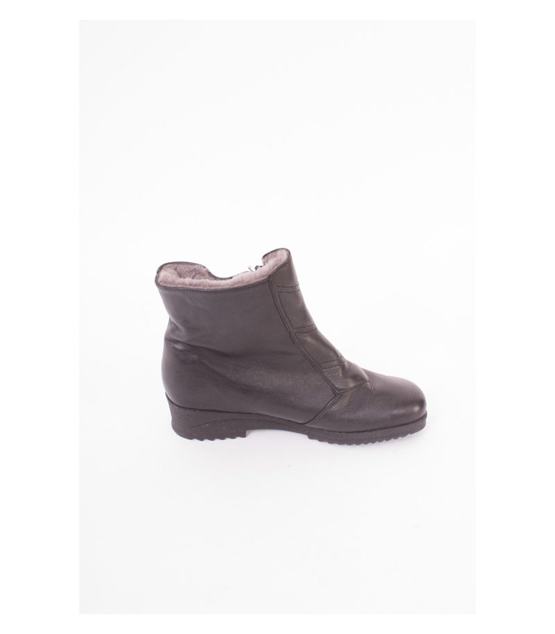 ara Damen Stiefel Winter Stiefeletten Gr. UK 5,5 EU 38 Schwarz Lammfell Leder – Foto 4