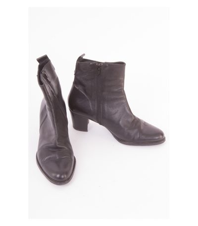 LODI Damen Stiefel Stiefelette Gr. EU 37 Schwarz Leder