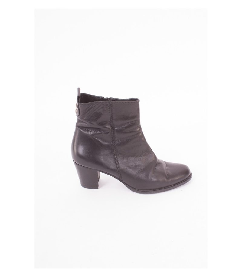 LODI Damen Stiefel Stiefelette Gr. EU 37 Schwarz Leder – Foto 3