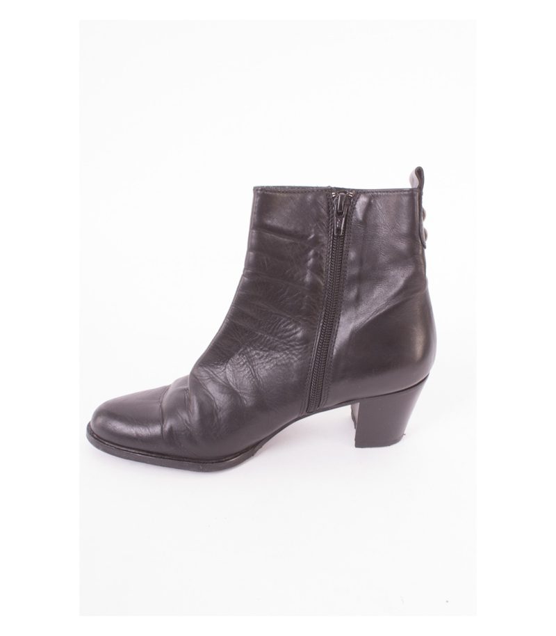 LODI Damen Stiefel Stiefelette Gr. EU 37 Schwarz Leder – Foto 4