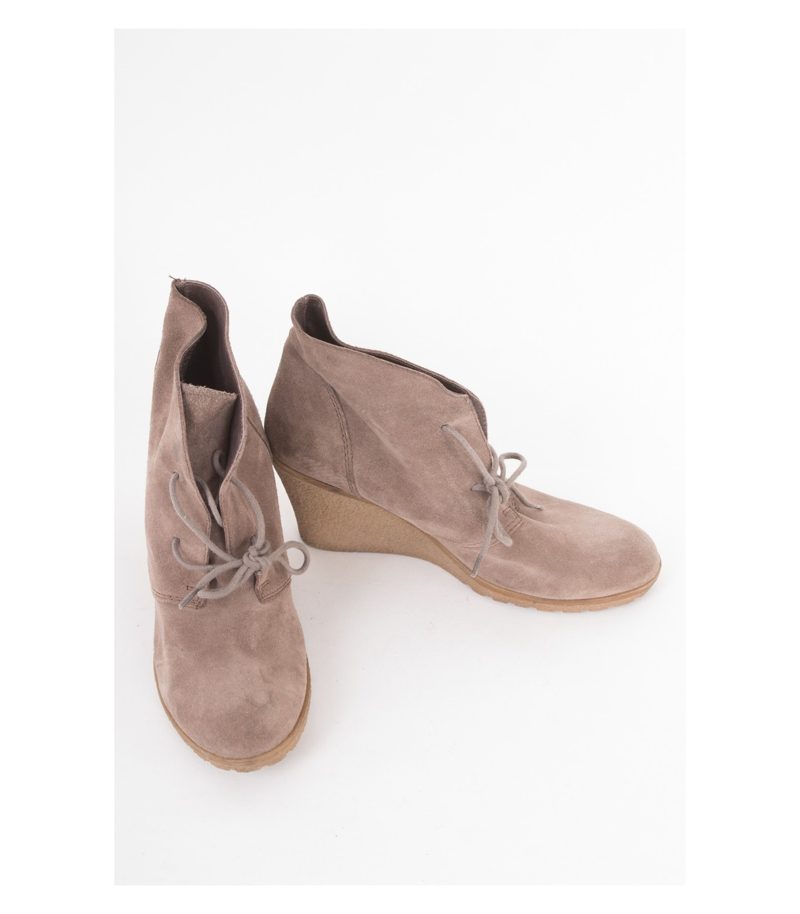 GöRTZ SHOES Damen Schuhe Schnürschuhe Keilabsatz Gr. EU 40 Leder – Foto 1