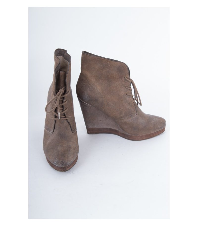 Michael Kors Damen Stiefeletten Schnürschuhe Keilabsatz Gr. US 9M EU 40 – Foto 1