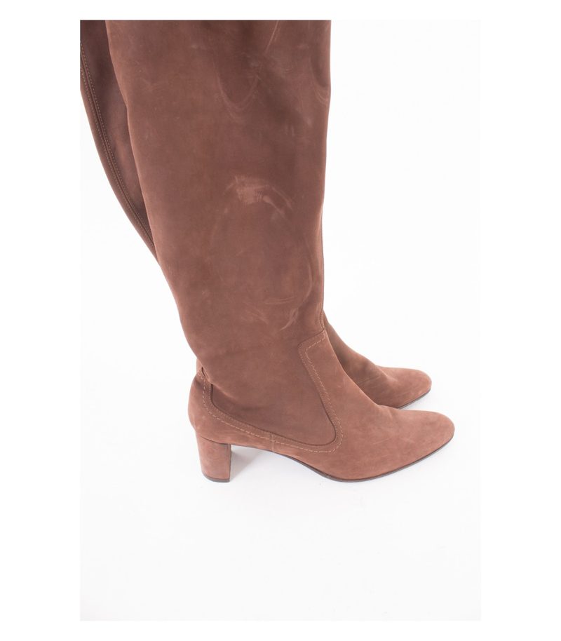 BOGNER Damen Stiefel Veloursleder Gr. EU 41 Braun Leder – Foto 3