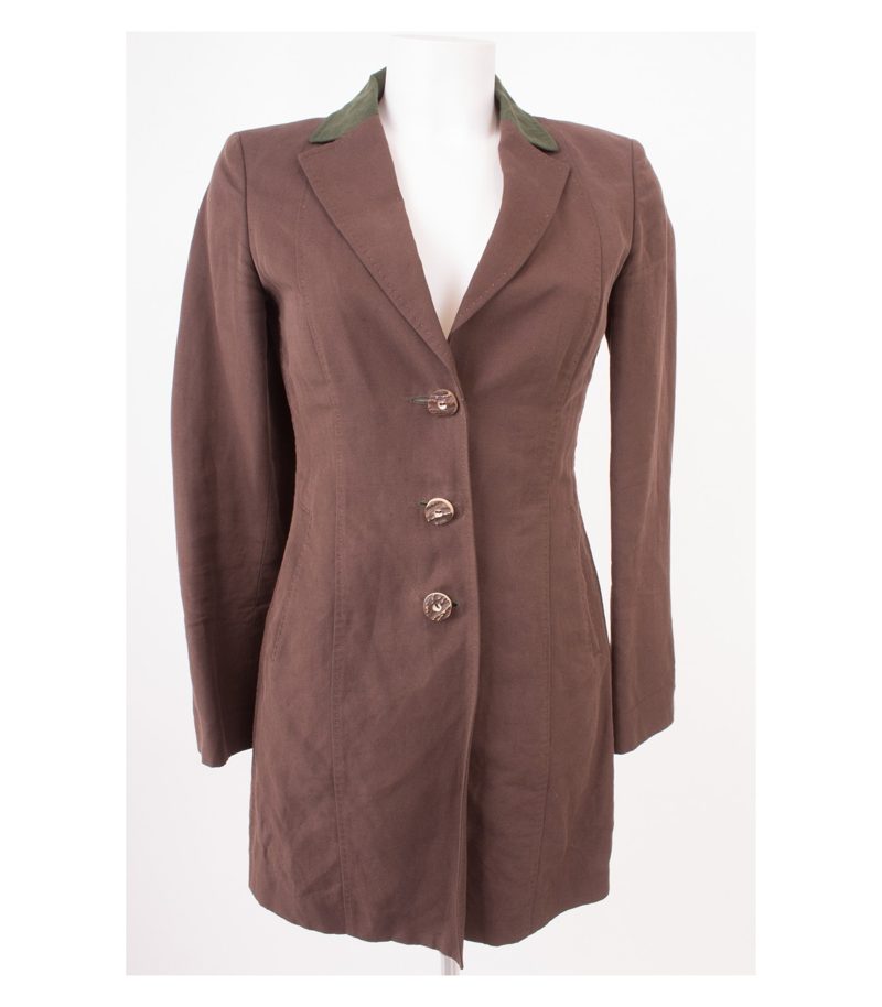 HABSBURG Damen Trachten-Blazer & Gr. DE 34 Leinen Baumwolle – Foto 1