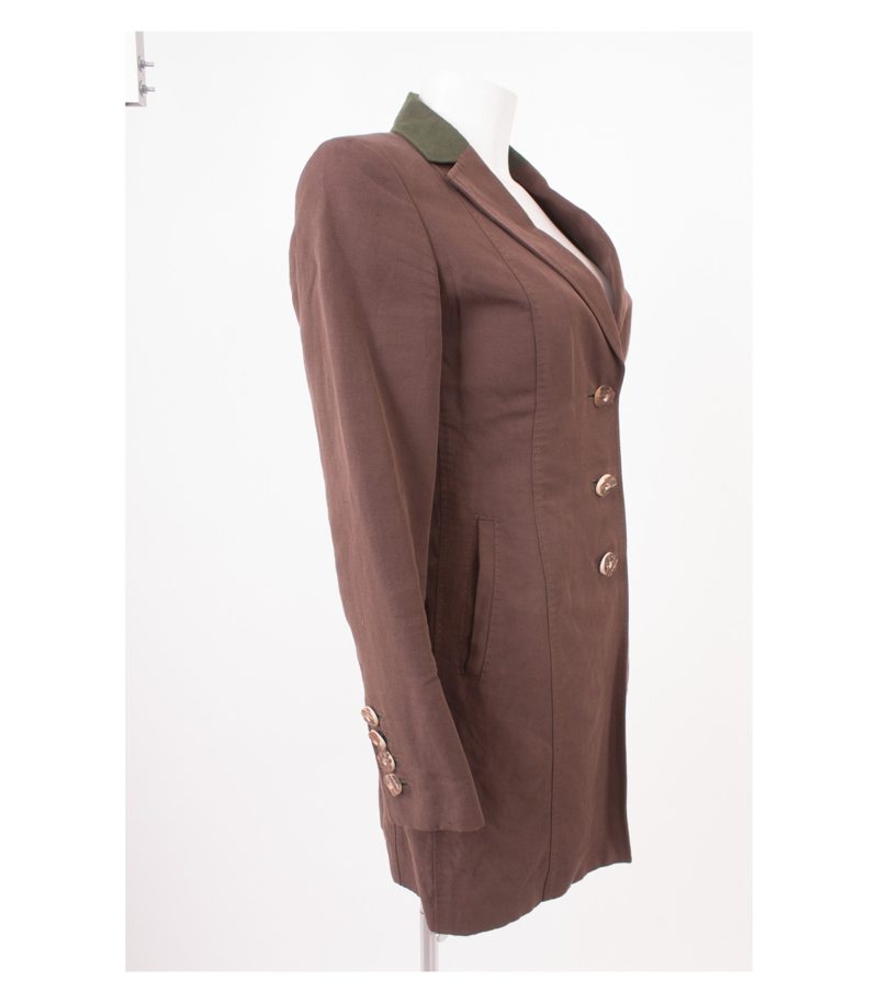 HABSBURG Damen Trachten-Blazer & Gr. DE 34 Leinen Baumwolle – Foto 2