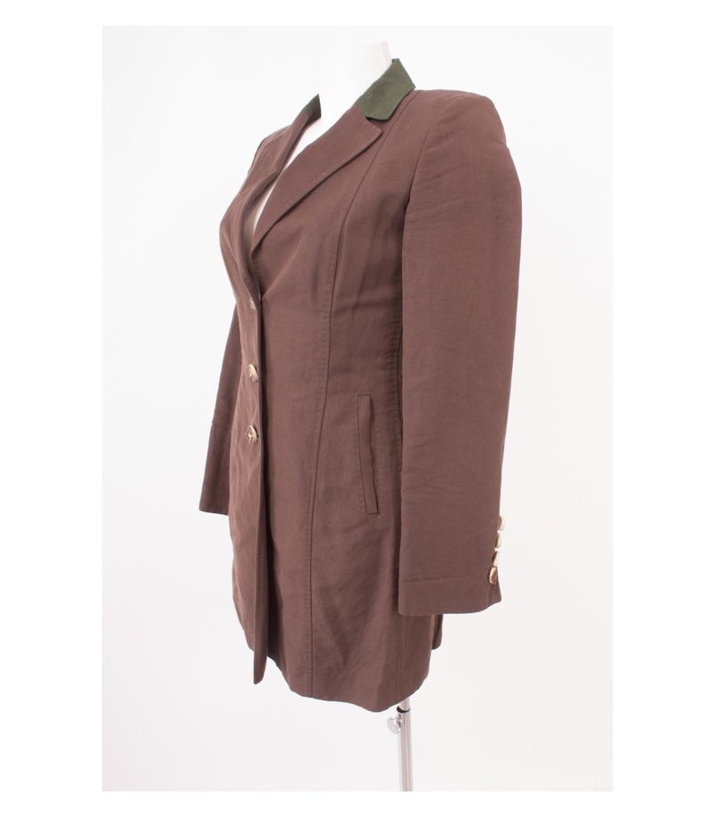 HABSBURG Damen Trachten-Blazer & Gr. DE 34 Leinen Baumwolle – Foto 3