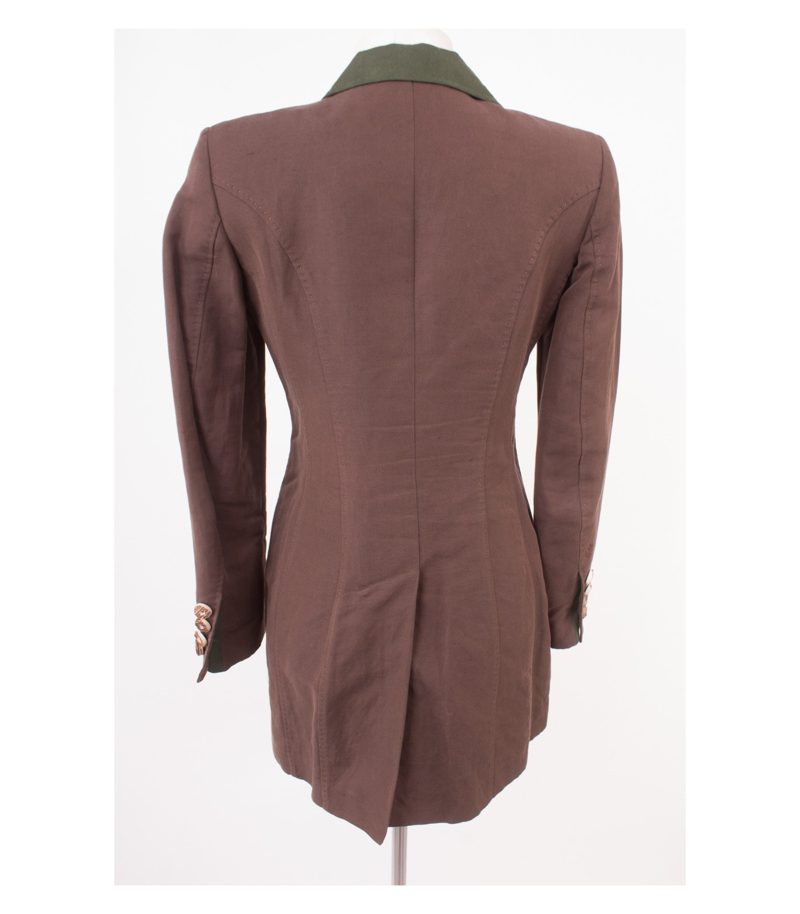HABSBURG Damen Trachten-Blazer & Gr. DE 34 Leinen Baumwolle – Foto 4