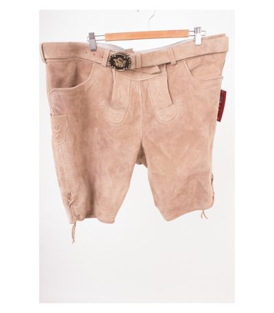 Spieth & Wensky Herren Trachtenhose Lederhose Wildleder Gr. 60 Beige Neu