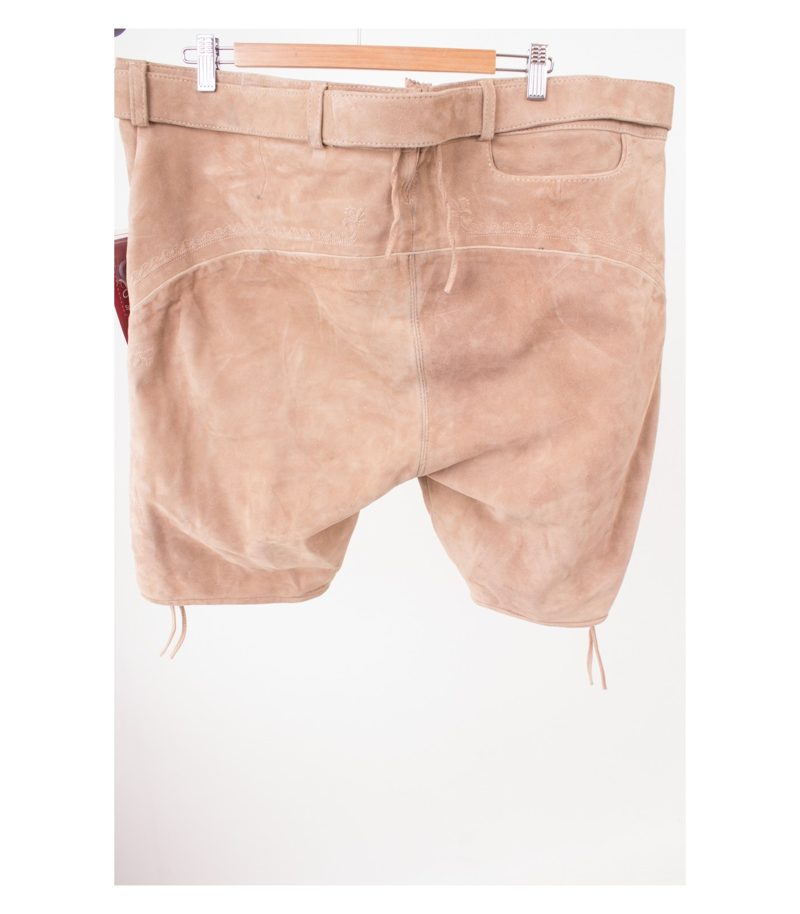 Spieth & Wensky Herren Trachtenhose Lederhose Wildleder Gr. 60 Beige Neu – Foto 2