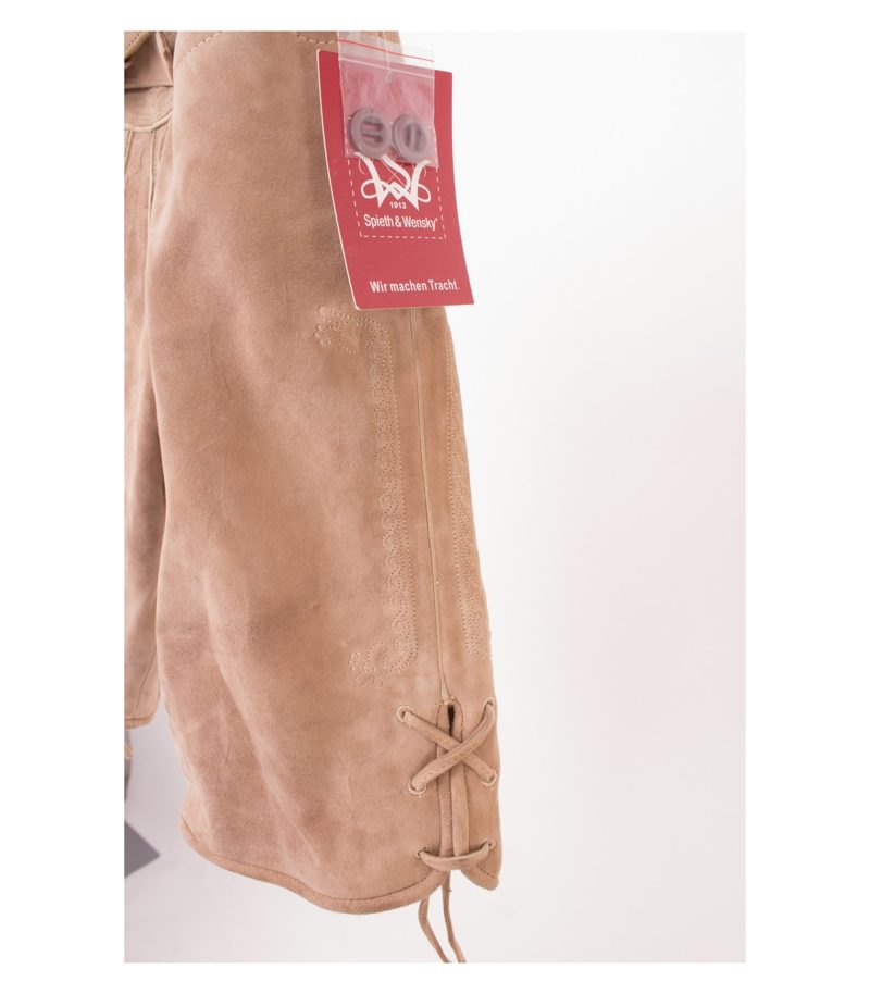 Spieth & Wensky Herren Trachtenhose Lederhose Wildleder Gr. 60 Beige Neu – Foto 4