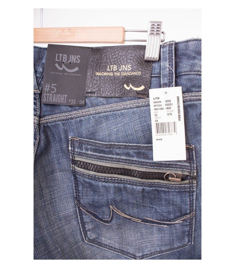 LTB Herren Jeans Hose Gr. W 33 L 34 Blau Neu – Foto 3