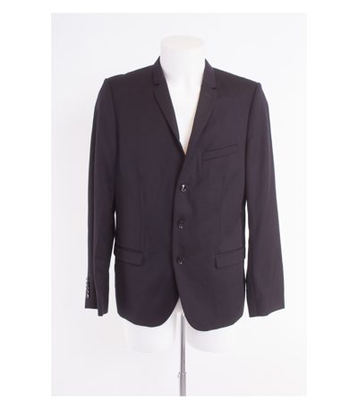 JOOP Herren Sakko Reine Gr. 94 Schwarz Blau Wolle