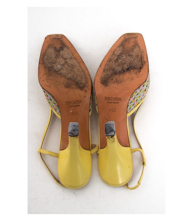ESCADA Damen Sandalen Sommerschuhe Gr. DE 41 C Mehrfarbig – Foto 5