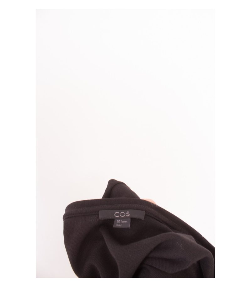 COS Damen Tunika Kleid Oberteil Gr. S Schwarz – Foto 5