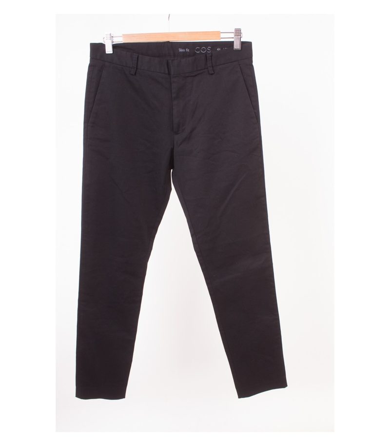 COS Herren Chino - Hose Slim fit Gr. 46 Schwarz NEU – Foto 1