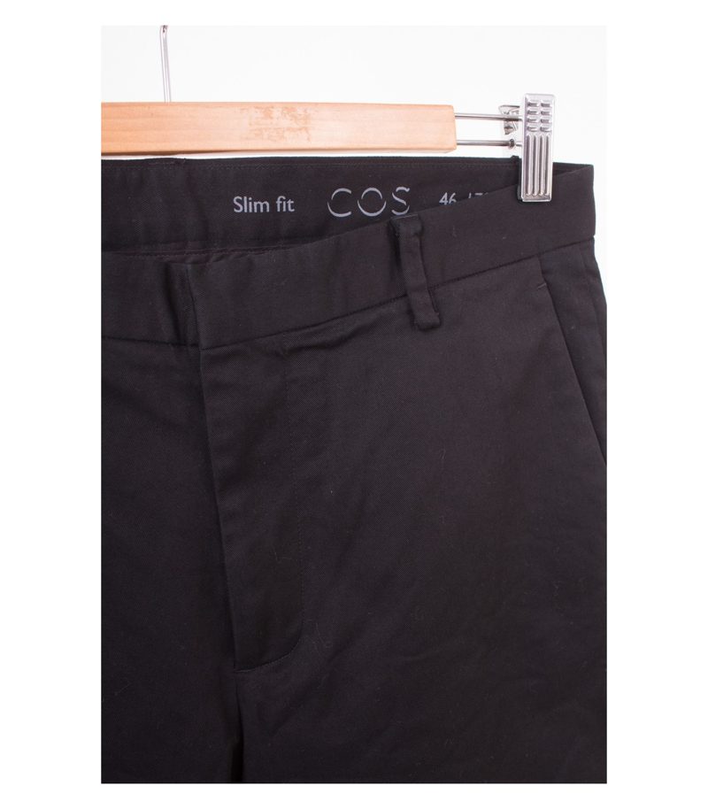 COS Herren Chino - Hose Slim fit Gr. 46 Schwarz NEU – Foto 3