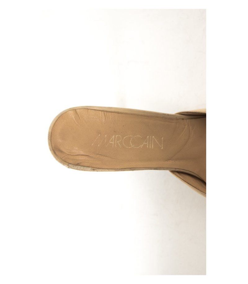 MARCCAIN Damen Pumps High Heels Sandaletten Gr. DE 38 Elfenbein – Foto 4