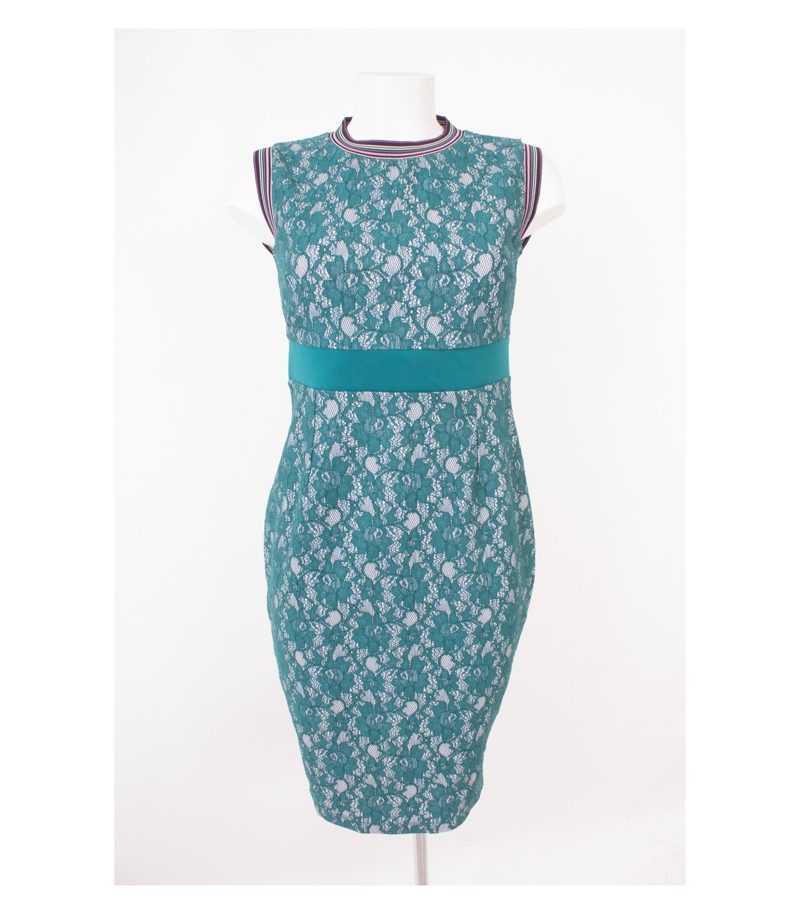 SPORTMAX Damen CODE Kleid Sommerkleid Gr. S Mehrfarbig – Foto 1