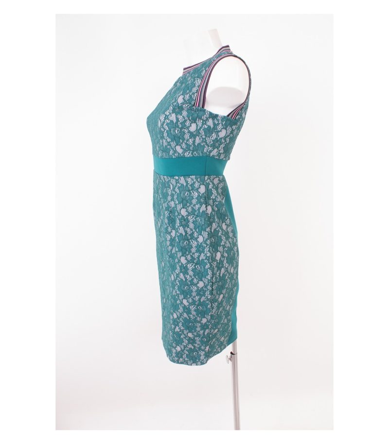 SPORTMAX Damen CODE Kleid Sommerkleid Gr. S Mehrfarbig – Foto 3
