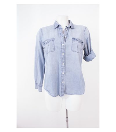 J.GREW Damen Bluse Jeansbluse Gr. M Blau