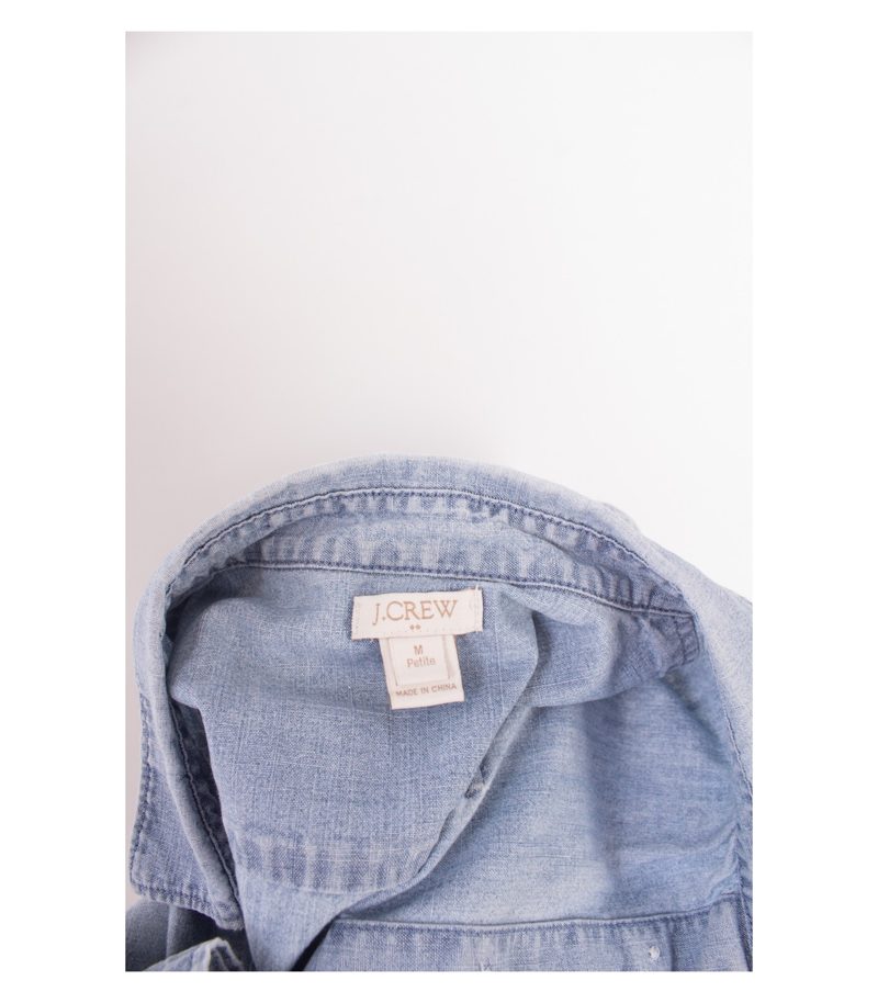 J.GREW Damen Bluse Jeansbluse Gr. M Blau – Foto 5
