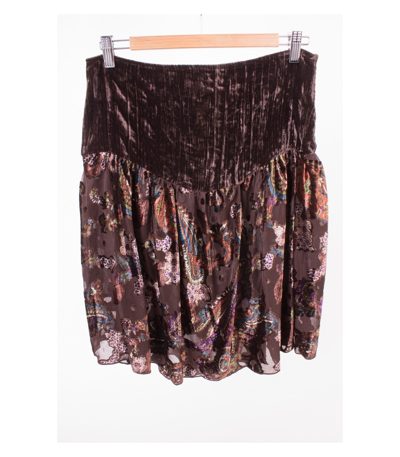 Just M Paris Damen Rock Gr. L Mehrfarbig Viskose Elasthan