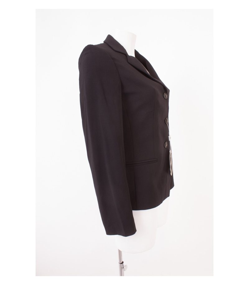 ARMANI COLLEZIONI Damen Blazer Gr. IT 40 DE 36 Schwarz Wolle Neu – Foto 2