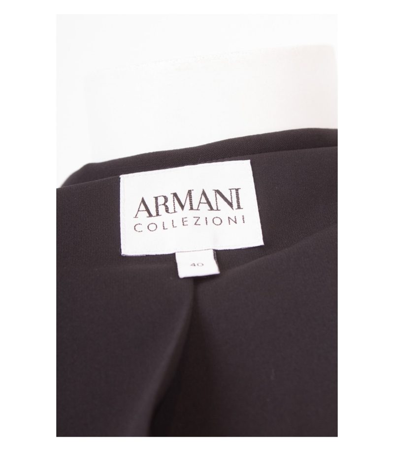 ARMANI COLLEZIONI Damen Blazer Gr. IT 40 DE 36 Schwarz Wolle Neu – Foto 7