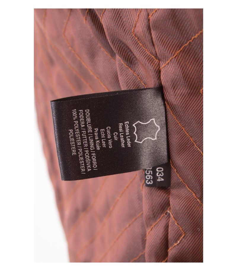 MAURITIUS Damen Lederjacke Gr. DE 38 Braun Leder – Foto 9