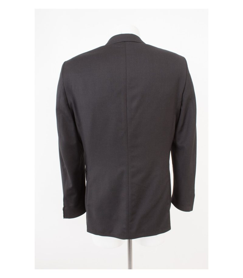 BARUTTI Herren Sakko Gr. 90/L36 Reine Grau Wolle – Foto 4