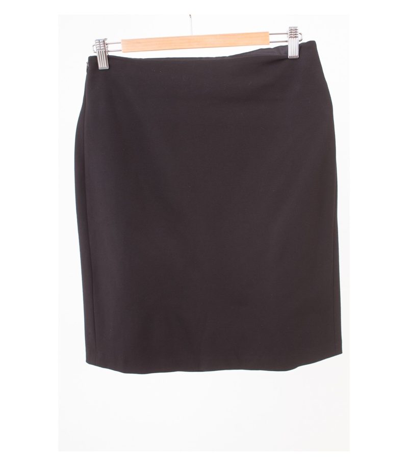 JIL SANDER Damen Rock Stretch Gr. DE 38 Schwarz – Foto 2