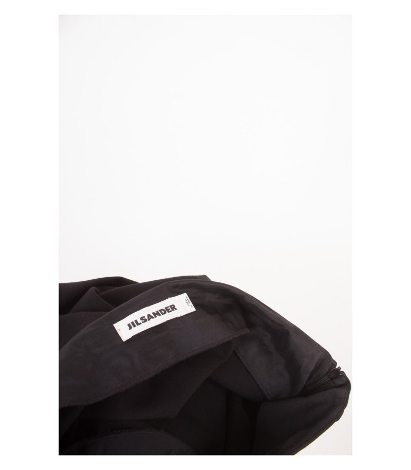 JIL SANDER Damen Rock Stretch Gr. DE 38 Schwarz – Foto 4