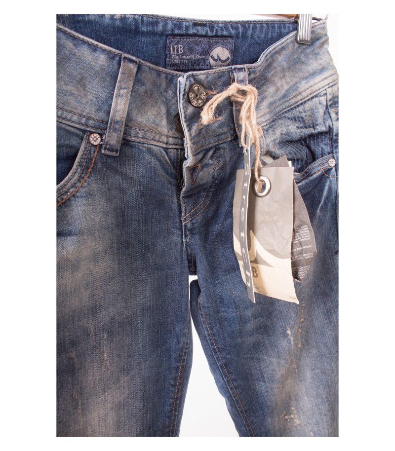 LTB Damen Jeans Stretch Hose Gr. W 25 L 32 Blau Neu – Foto 4