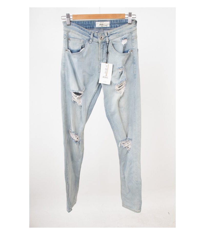 REDEFINED REBEL Damen Jeans Stretch Hose Gr. W 27 L 32 Blau Neu – Foto 1