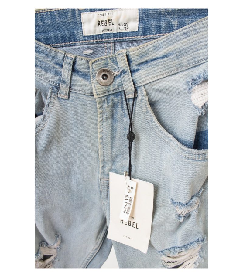 REDEFINED REBEL Damen Jeans Stretch Hose Gr. W 27 L 32 Blau Neu – Foto 3