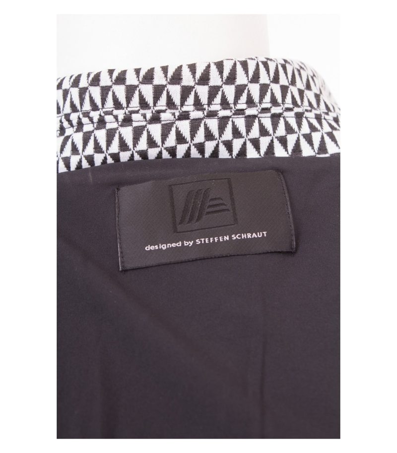 Designed by STEFFEN SCHRAUT Damen 3/4-Ärmel Mantel Gr. S 36/38 Schwarz Weiß – Foto 7