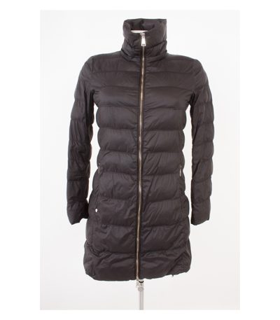 Massimo Dutti Damen Mantel Gr. XS Schwarz