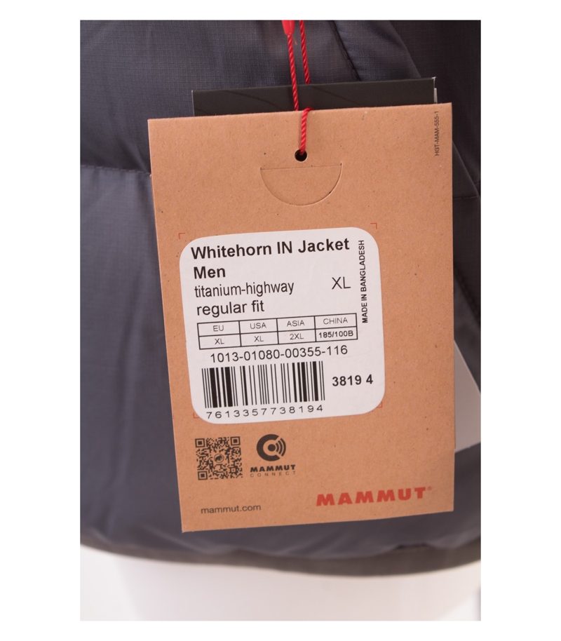MAMMUT Herren Jacke Daunenjacke Whitehorn IN Men Gr. XL Grau Neu – Foto 6