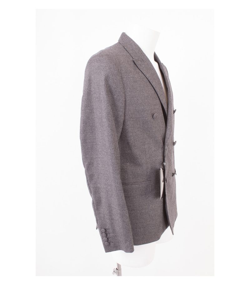 TIGER OF SWEDEN Herren Sakko Gr. 48 Super 100´S Marzotto Grau Wolle NEU – Foto 2
