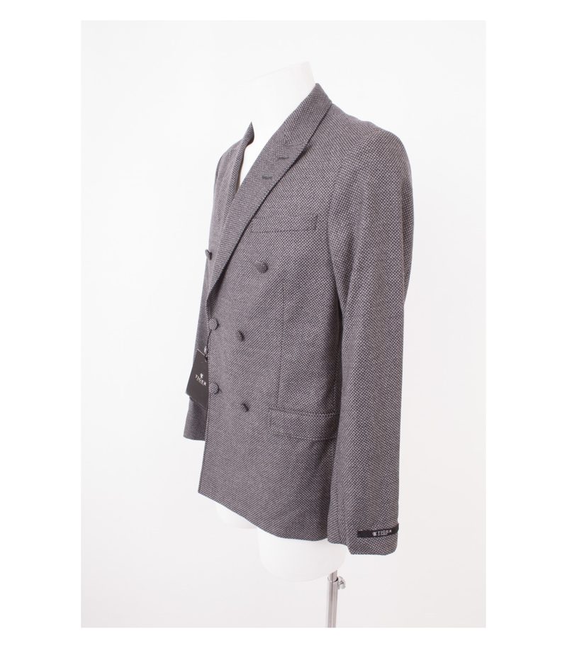 TIGER OF SWEDEN Herren Sakko Gr. 48 Super 100´S Marzotto Grau Wolle NEU – Foto 3