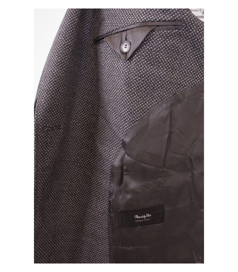TIGER OF SWEDEN Herren Sakko Gr. 48 Super 100´S Marzotto Grau Wolle NEU – Foto 8