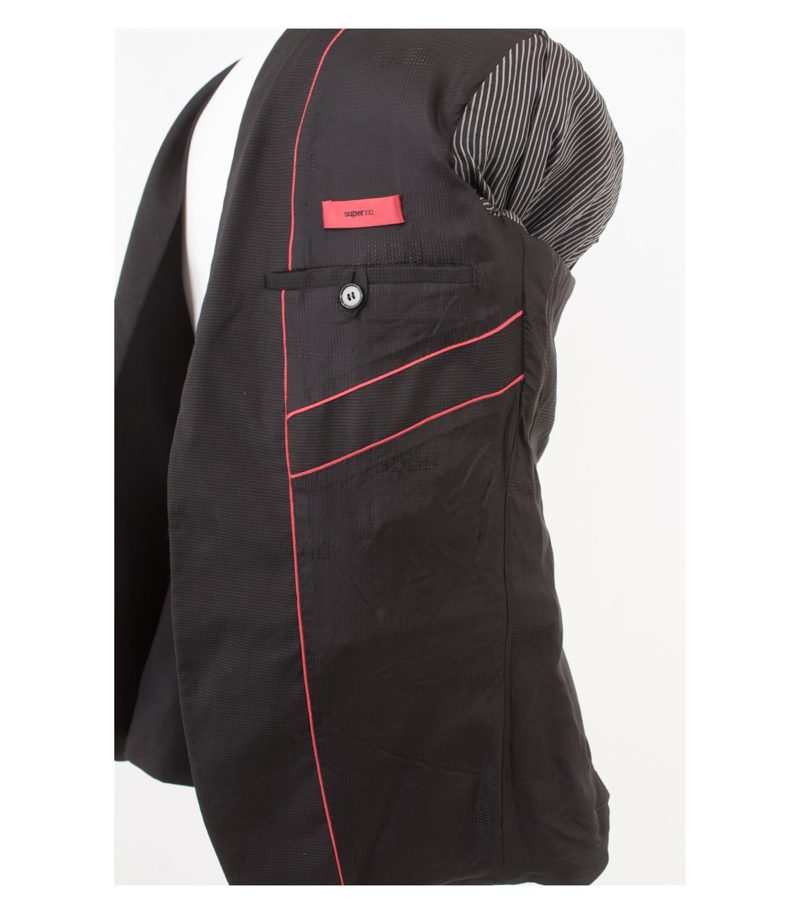 HUGO BOSS Herren Business Sakko Amaro1/Heise Gr. 94 Super 100´S Schwarz – Foto 8