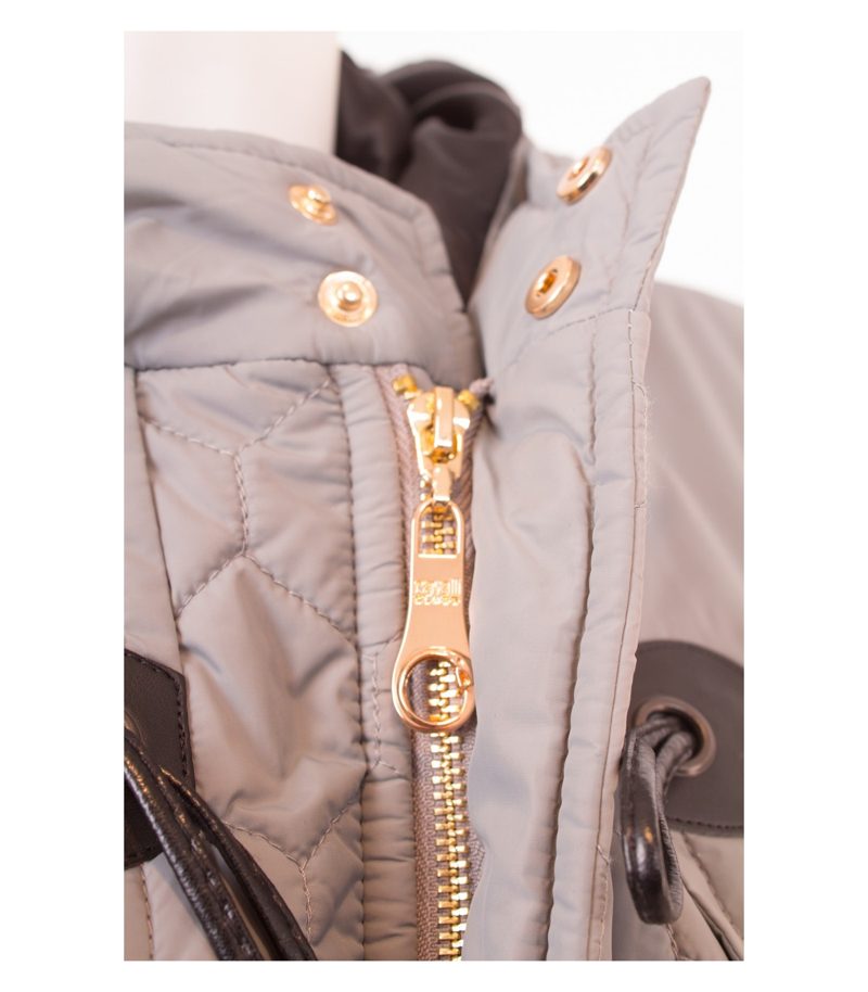 Roberto Cavalli Damen Class Mantel Wintermantel Gr. DE 44 Grau Neu – Foto 5