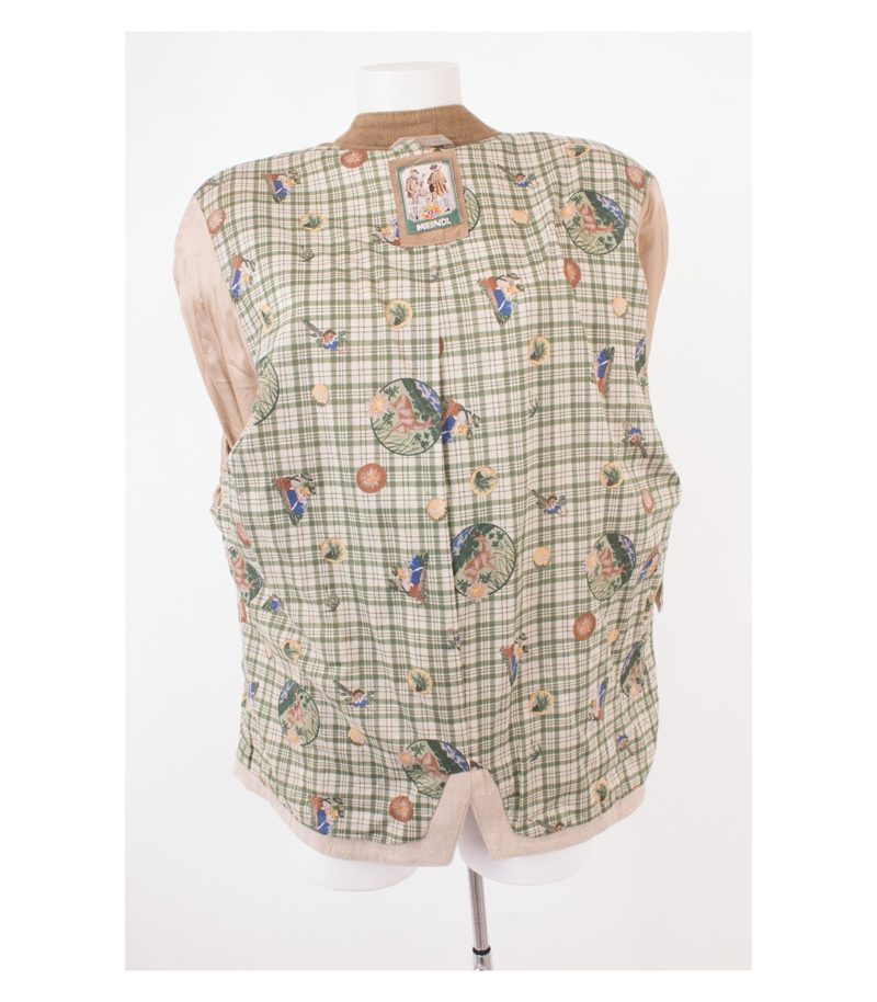MEINDL Damen Blazer Trachten Janker Gr.DE 44 Mehrfarbig Leinen – Foto 7