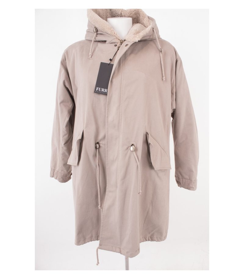 FURRY KALPAZIDIS Damen Mantel US Military Parka Echtfell Gr.XXL Lammfell Neu – Foto 1