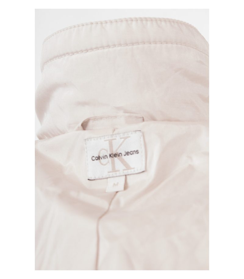Calvin Klein Jeans Damen Mantel Gr. M Perlweiß – Foto 7