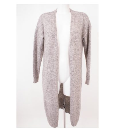 SCOTCH & SODA MAISON SCOTCH Damen Strickjacke Long Gr. XS Grau Mohair