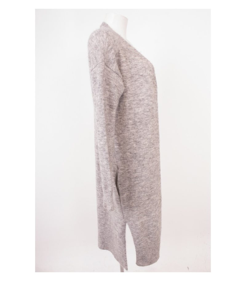 SCOTCH & SODA MAISON SCOTCH Damen Strickjacke Long Gr. XS Grau Mohair – Foto 2